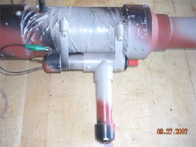 Piezo mounted in a pistol grip