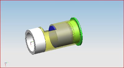 The vavle open.<br /><br />I removed the tee so the internals can be seen easier.