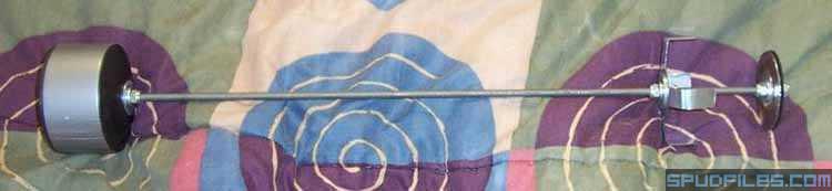 A Toolies's style piston built for a 4&amp;quot; chamber with a 2&amp;quot; barrel port. Lower piston body is a 3&amp;quot; ABS end cap with mold marks sanded off and exactly 2 layers of duct tape. Threaded rod is 5/16&amp;quot;-18. See close up picture for explanation of upper piston body. All held together with nylon nuts.