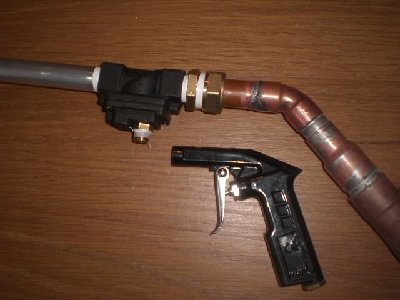 I will buy an elbow to place the vave like this