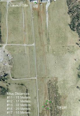 I was allowed to go onto an army Arsenal and fire at a tank. The tank was 500M away and the results are in the photo. Sadly it was a windy day, so I had poor results.