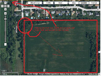 I can only shoot around in this area during winter because of the crops