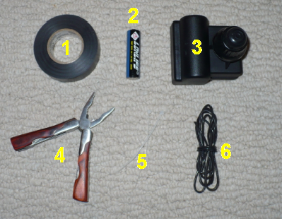 Here are the supplies you will need:<br />1.Electrical Tape<br />2.AA Battery (should come with igniter)<br />3.The BBQ Igniter<br />4.Leatherman/All-purpose Pliers <br />5.Some Zip-Ties (optional)<br />6.Wire (semi-heavy guage)
