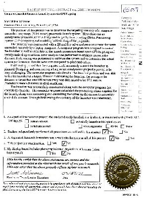 This is a copy of my Official ISEF Abstract.