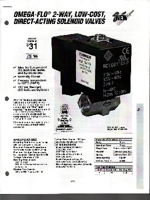 This is a data sheet on the Fill Valve.