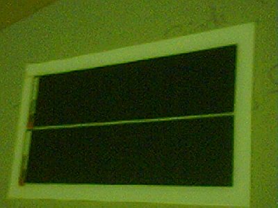 Solar panel. Roughly 20cm x 10.5cm
