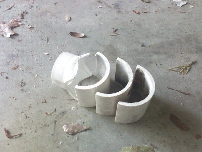 unfinished pvc muzzle break :)