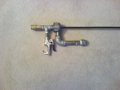 The valve and pilot setup