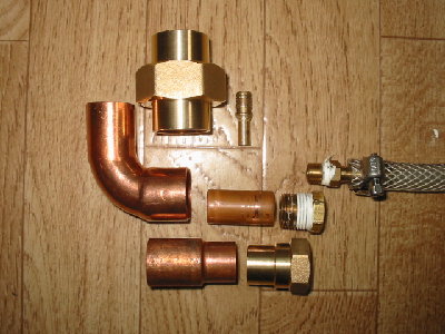 Exsploded fitting view.