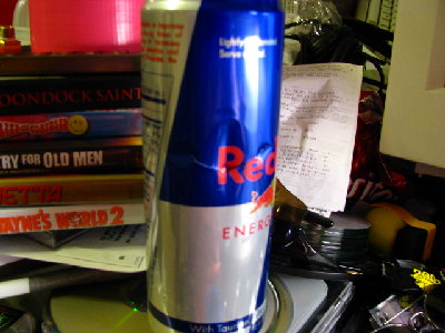 A 4.5mm bb penetrated this side of the can...