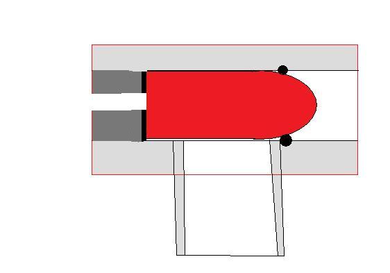 would it work with a rubber washer as a sealing face behind the pellet instead?