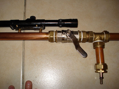 The screws solderd on