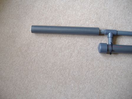 silencer fixed to 22mm pvc inside 3/4&amp;quot; Pvc