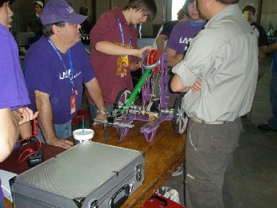 The robot of our rival team, LASA.