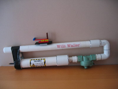 The potato trajectory calulator on my Willi Waller.(the valve is broken).