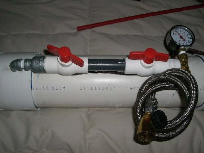 carefully, so as not to damage the threads, Thread the finished meter into the hole