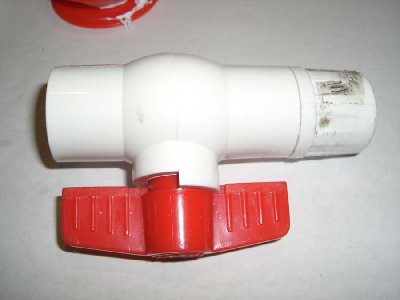 Step 3<br />Thread into the ball valve and tighten