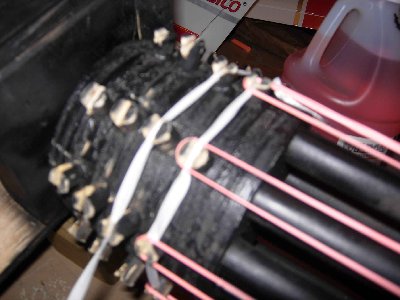close up of pegs and barrel