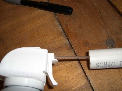 Soak the inside of the pipe with lubercant make sure all sides are covered