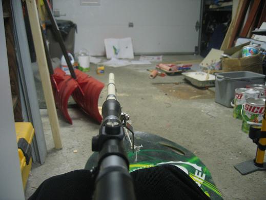 the 15 feet shotting range