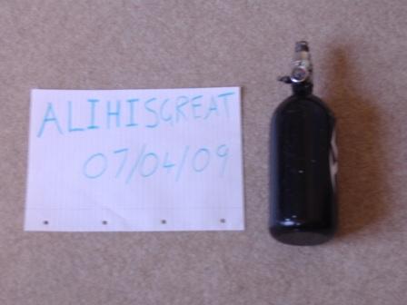 3000psi Alu 48ci bottle runs out of test july this year so not intended for paintball use!