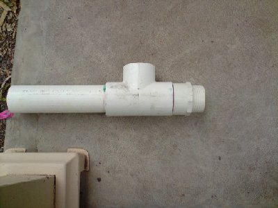 valve before the chamber was attached