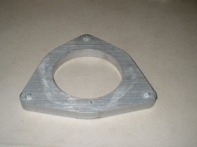 this is the front of the holder, i will most likely make one with a smaller hole for a smaller barrel