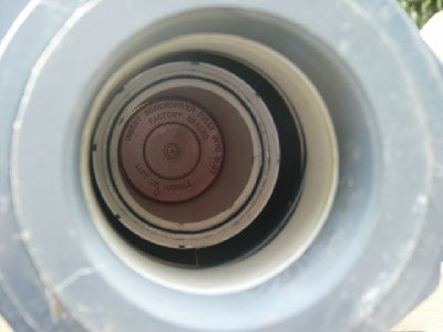 Valve seat marked with sharpie and sanded true so all areas wear even.  The piston will now seat true.