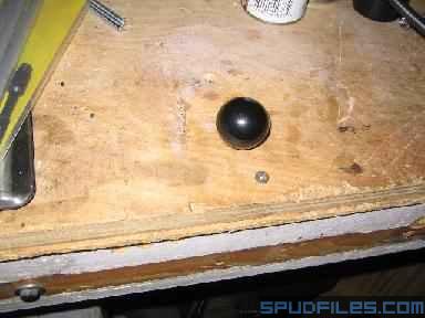 Heres an example of one of the plastic balls that I shoot.
