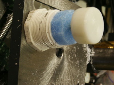 Breech parts with piston, bumper, and pipe plug.