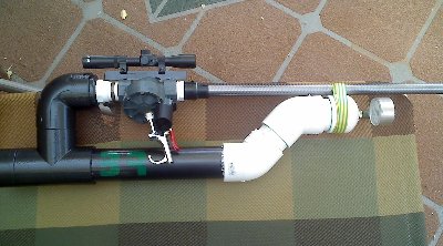 x2  45 degree bends,, and x1 end cap