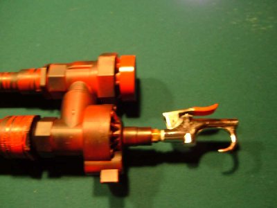 3/4&amp;quot; rainbird valve, gutted, extra holes epoxied, and modded with the cheapest blogun i could get ($2.99)