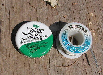 Solder and Flux used