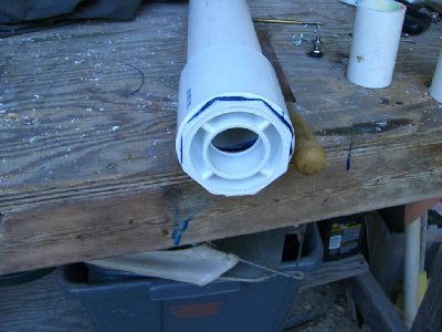 Step Four<br />Glue the 3x1.5 bushing into the couling<br />(dont get any glue on the socket part of the bushing)