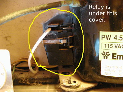 Where to look for the start relay