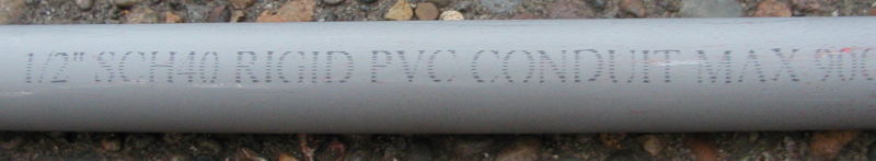 It's conduit.. Tested under pressure.. 110 PSI.