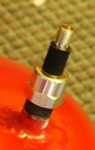 Fill valve installed