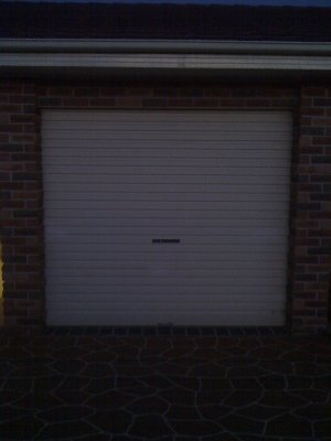 the garage door