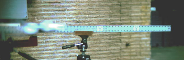 Slow motion video clocking a t shirt in flight.