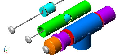 Edited to show the reset pin pushing the piston closed.  Rod and pin would retract to a safe location before the piston is pulled open.