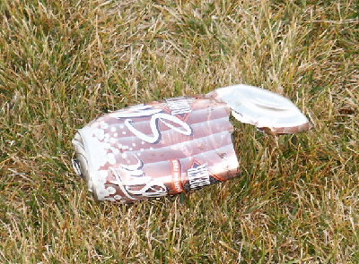 A heavier full pop didn't make it to the far endzone, but was close to the 50 yard line.