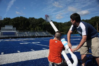 Shown here is the valve actually all the way open by the time the projectile leaves the barrel