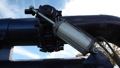 A pneumatically actuated valve. I found it interesting.