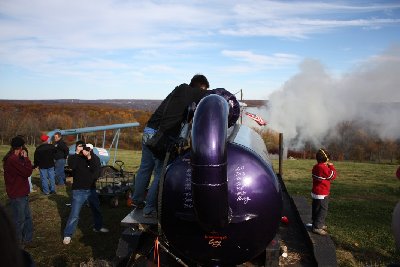 That's me straddling the cannon. Just to take pics for the Spudfiles community