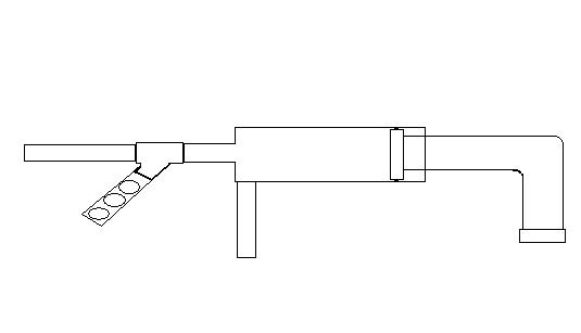 this is a brief sketch of the gun. stuff is not to proportion.