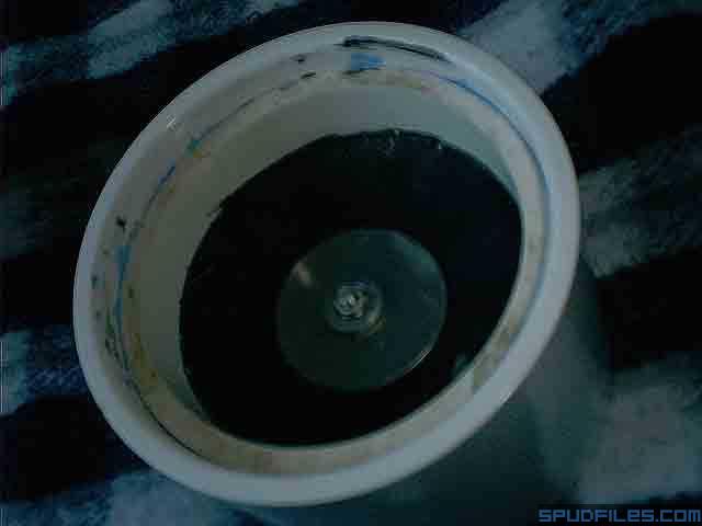 Now this is old school. 4&amp;quot; homemade diaphragm! It's nothing very complicated, just a real pain in the ass building! The back plate rests on that inner piece of 4&amp;quot; pipe.