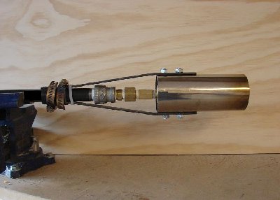 Flame Shroud; Serves a dual-purpose as an &amp;quot;Intake / Exhaust Port&amp;quot;