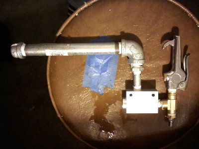 Here she is with the test shock, pump something leaks somewhere 'll find it and fix it But once I get the co2 going it will be a breze. It takes a lot of tuning to get these air guns prefect.