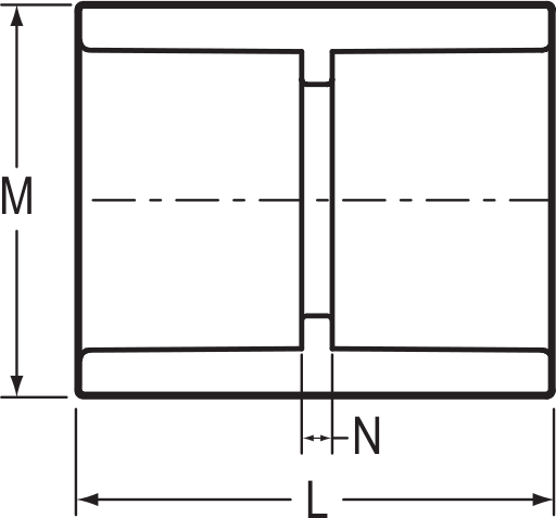 Coupling (Socket x Socket)<br />© Copyright 2010 Spears® Manufacturing Company. All Rights Reserved.