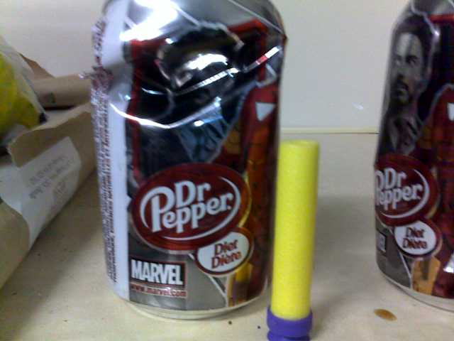 Damage from 60 feet with standard nerf dart at 45psi